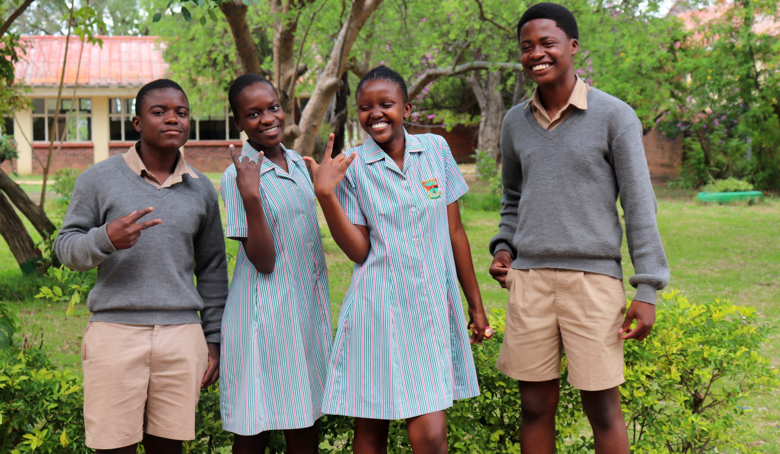 Plumtree High School students collaborating and celebrating creativity through innovation and technology projects.