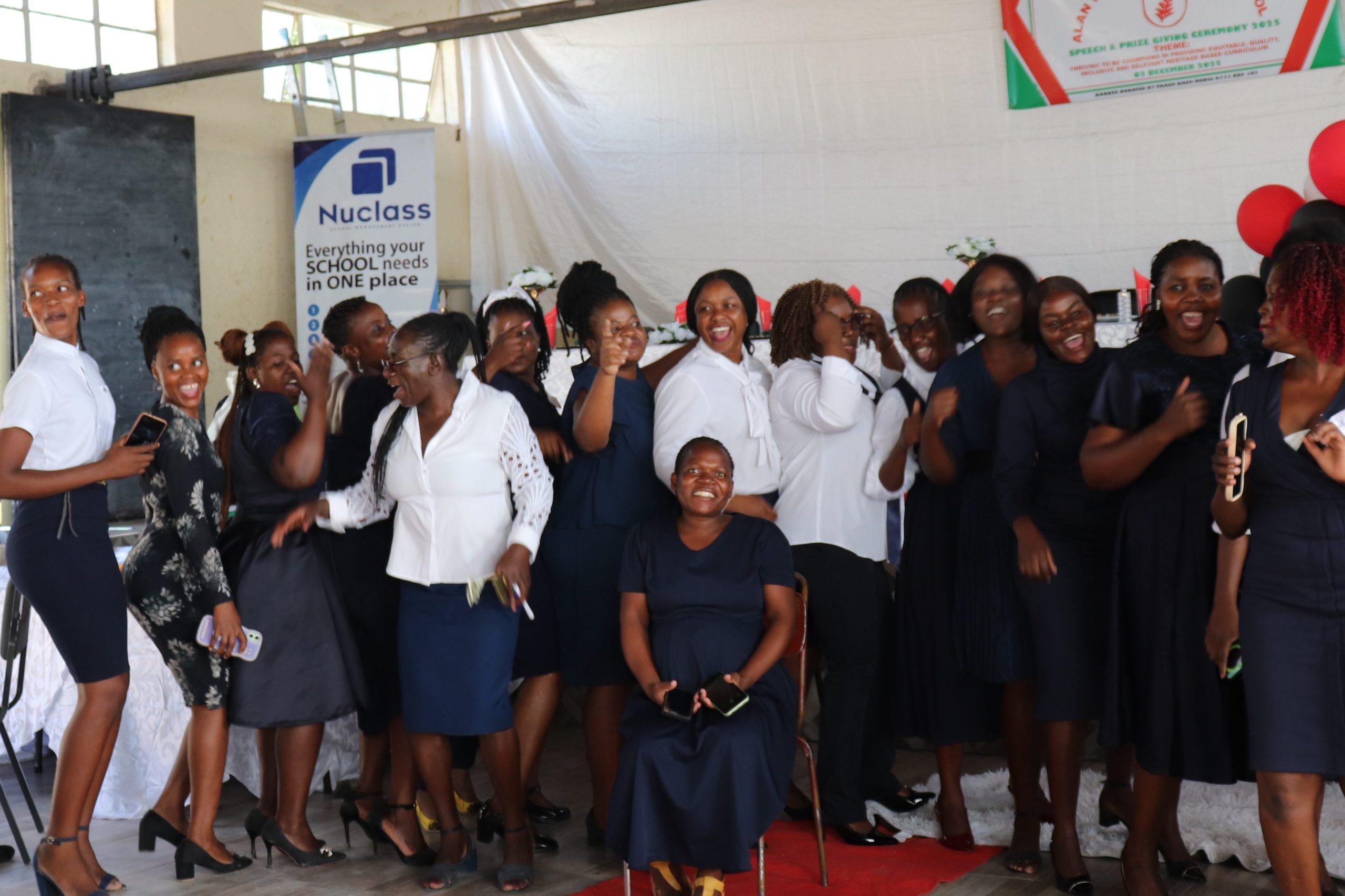 Part of the staff from Allan Redfern Primary School whose work is outstanding even beyond the classroom.